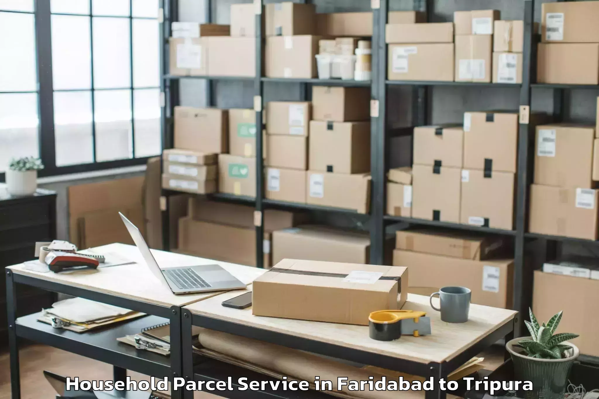 Reliable Faridabad to Tulashikhar Household Parcel